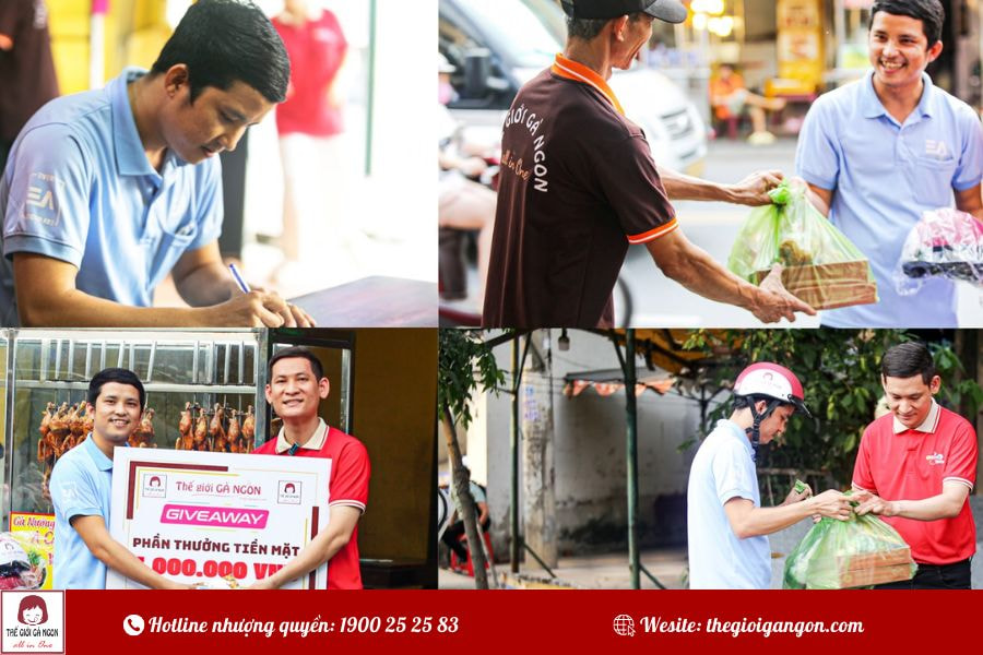 7 khách hàng may mắn nhận thưởng 3 triệu từ Thế Giới Gà Ngon