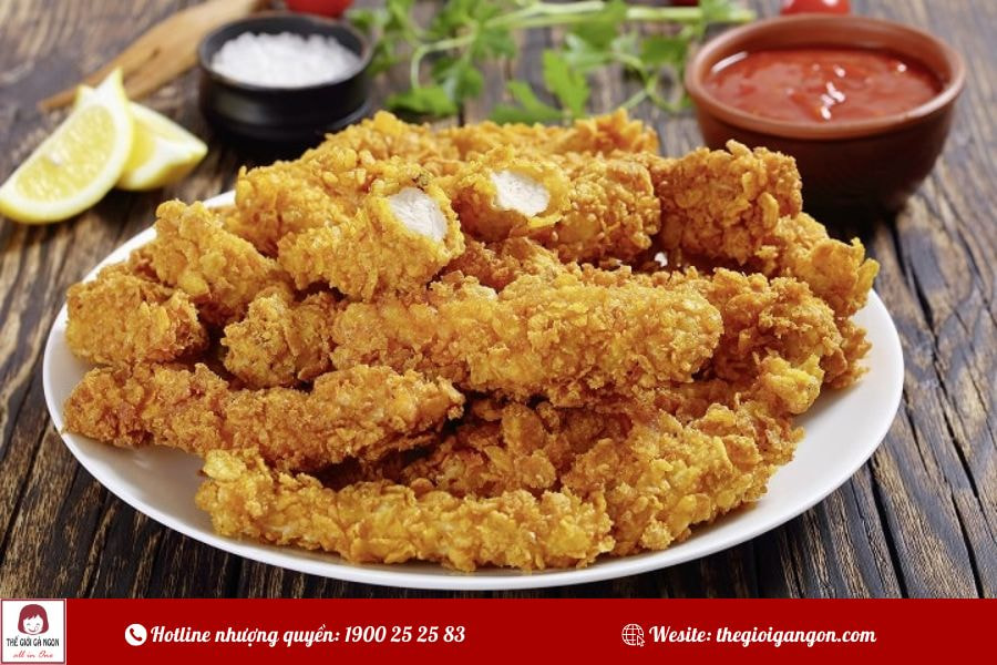 Bí quyết chiên gà giòn rụm, vàng ươm như ngoài hàng
