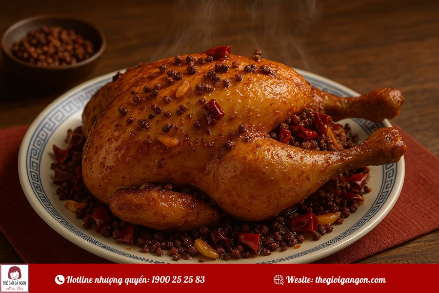 Cách làm gà nướng hoa tiêu ngon đúng chuẩn