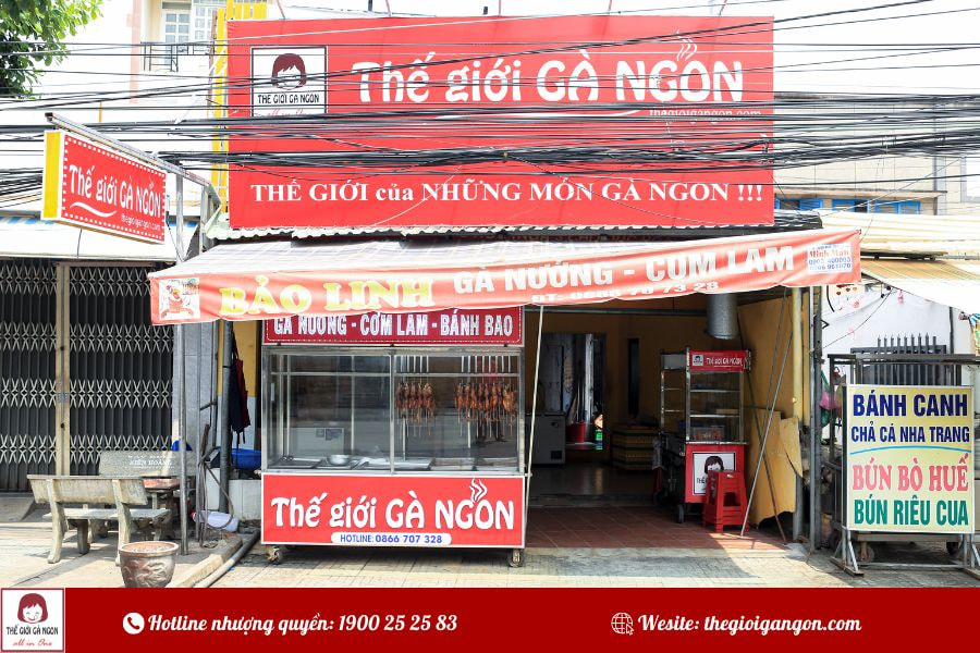 Gà nướng cơm lam Đà Nẵng chuẩn nguyên liệu từ thiên nhiên