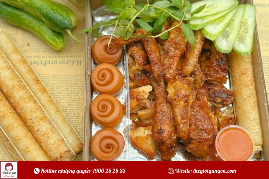 Gà nướng cơm lam Tân Bình ngon nhất, giá mềm