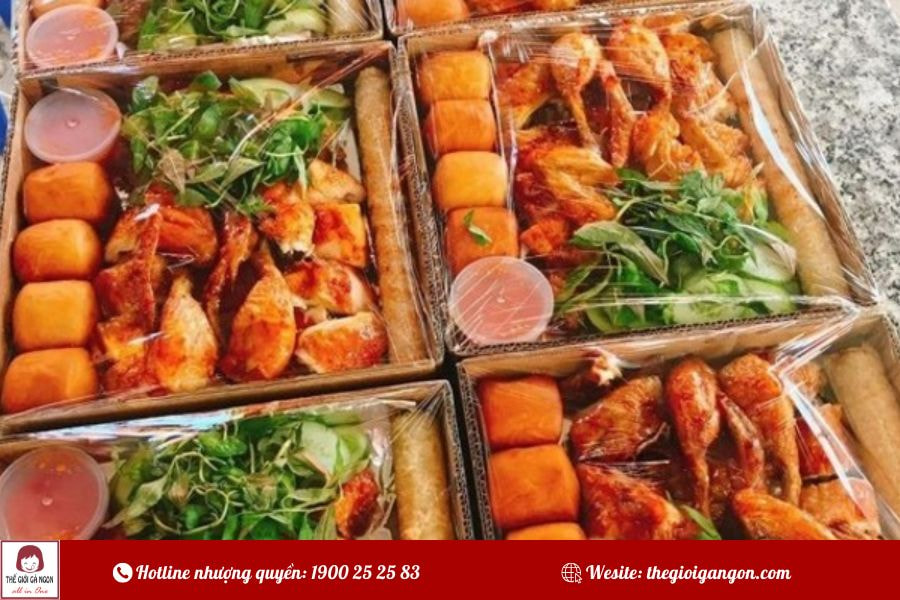 Gà nướng cơm lam Tân Bình ngon nhất, giá mềm
