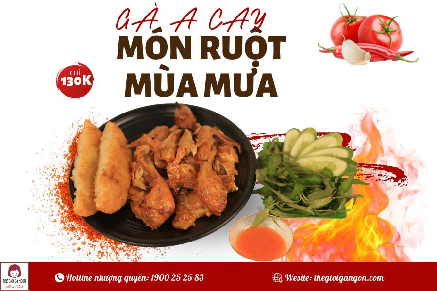 Gà nướng hot trend: Thế Giới Gà Ngon ra mắt gà nướng A Cay