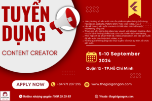 TUYỂN DỤNG CONTENT CREATOR