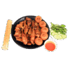 Combo gà nướng cơm lam bánh bao