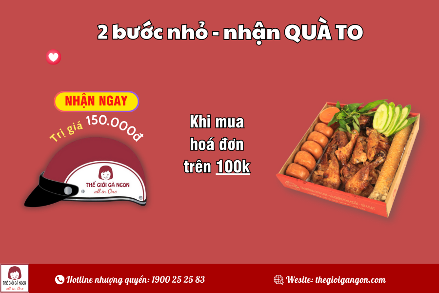 Giveaway Thế Giới Gà Ngon “cho đi điên cuồng lan tỏa món ngon” cực hot tại Đức Hòa