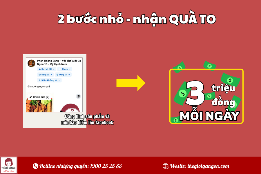Giveaway Thế Giới Gà Ngon “cho đi điên cuồng lan tỏa món ngon” cực hot tại Đức Hòa