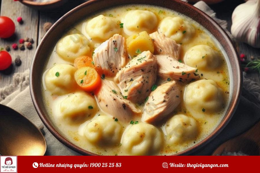 2 cách làm gà nướng khoai tây đơn giản