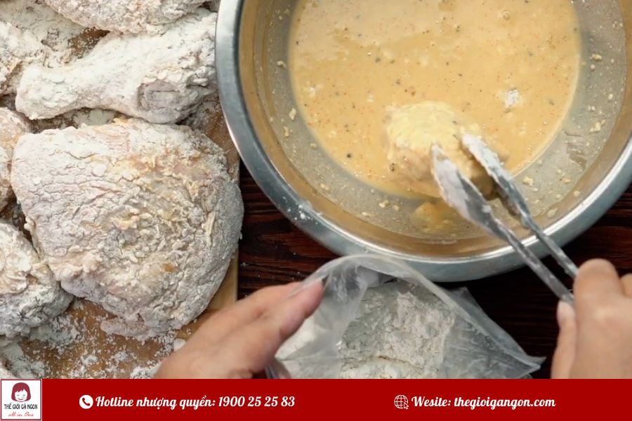 Bí quyết dùng bột chiên gà giòn Hàn Quốc làm gà rán tại nhà