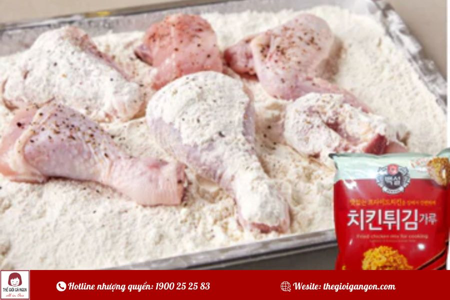 Bột chiên gà Hàn Quốc: Bí quyết cho món gà chuẩn vị xứ Kim Chi