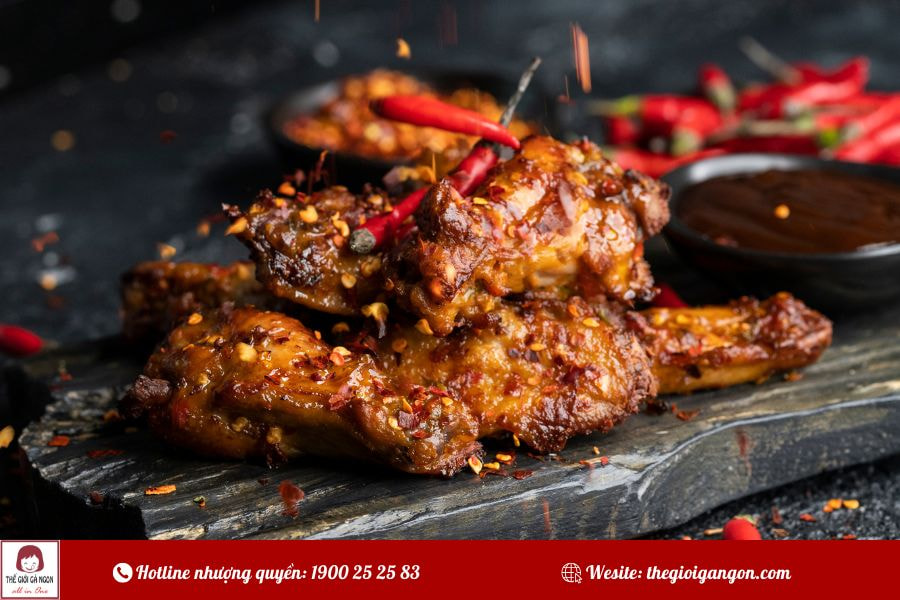 Cách làm cánh gà nướng lò vi sóng vàng giòn thơm phức