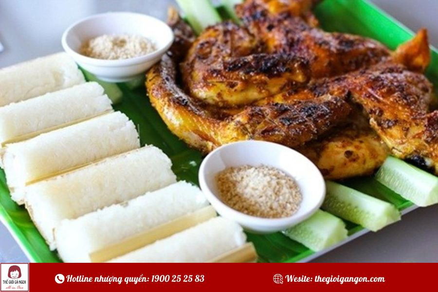 Cách làm cơm lam gà nướng ngon tại nhà tại nhà