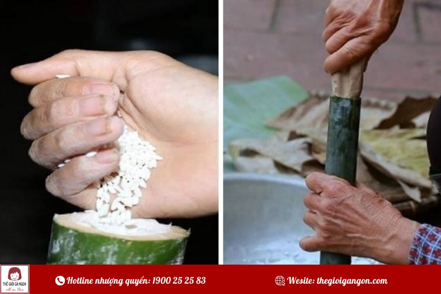 Cách làm cơm lam gà nướng ngon tại nhà tại nhà