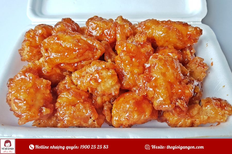 Cách làm gà chiên sốt Hàn Quốc ăn là ghiền
