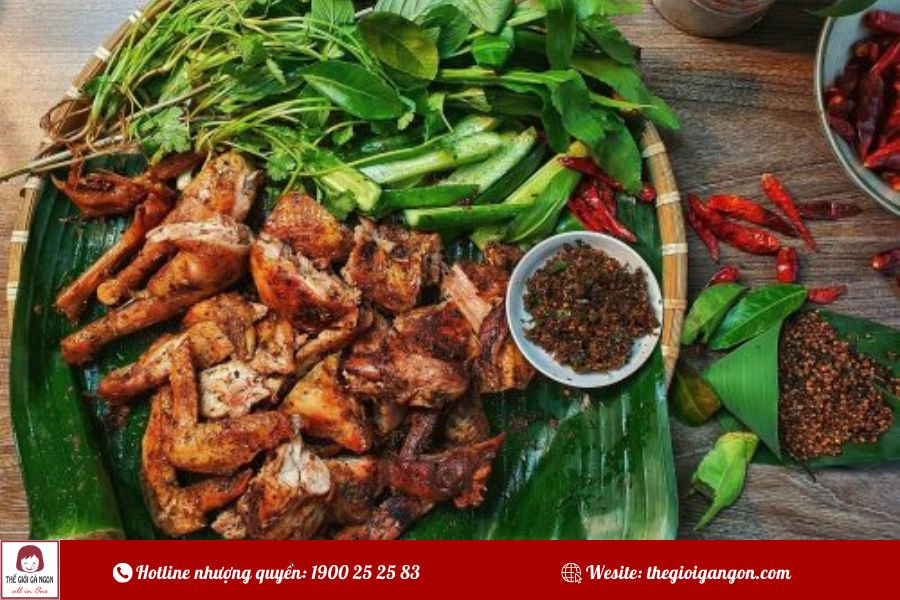 Cách làm gà nướng hạt dổi đậm đà hương vị Tây Bắc