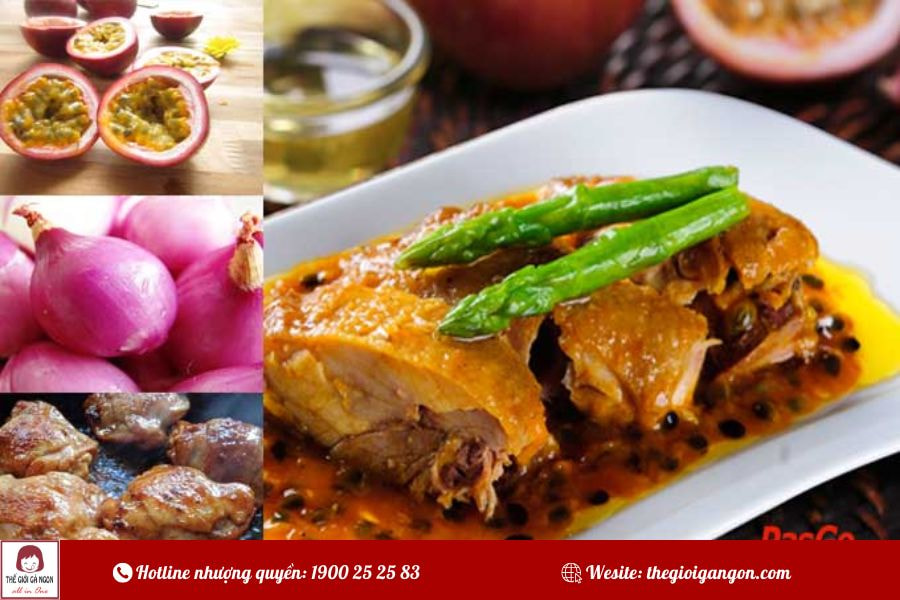 Cách làm gà nướng sốt chanh dây lạ miệng, hương vị khó quên