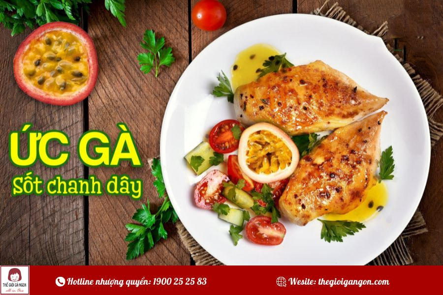 Cách làm gà nướng sốt chanh dây lạ miệng, hương vị khó quên