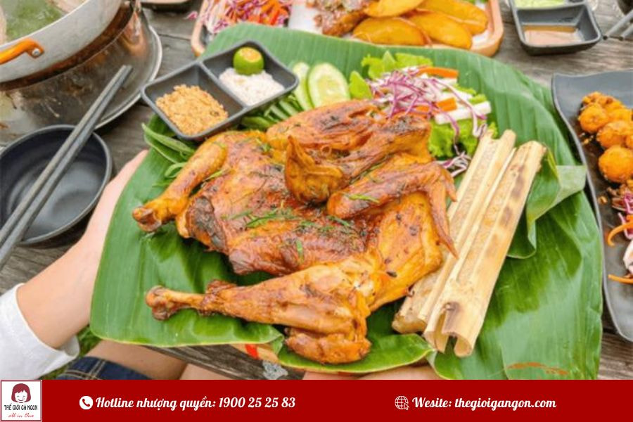Khám phá quán gà nướng cơm lam ngon nhất Gia Lai và Biển Hồ