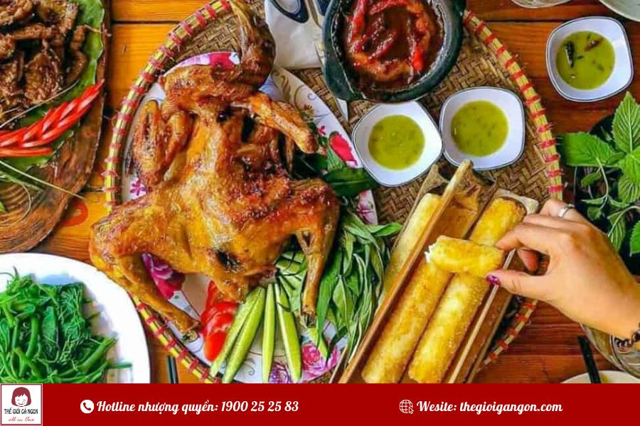 Khám phá quán gà nướng cơm lam ngon nhất Gia Lai và Biển Hồ