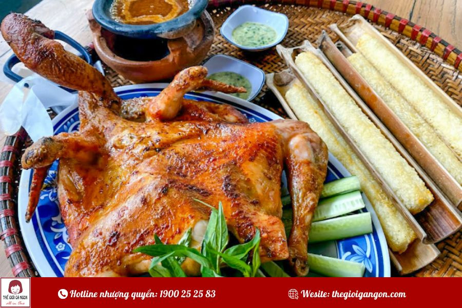 Khám phá quán gà nướng cơm lam ngon nhất Gia Lai và Biển Hồ