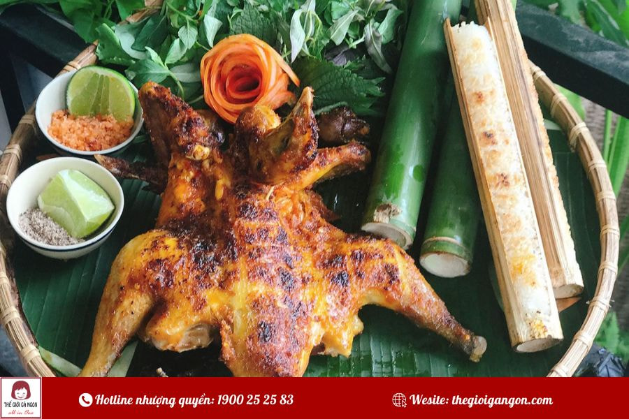 Trải nghiệm cơm lam gà nướng Đà Lạt đặc sản phố núi