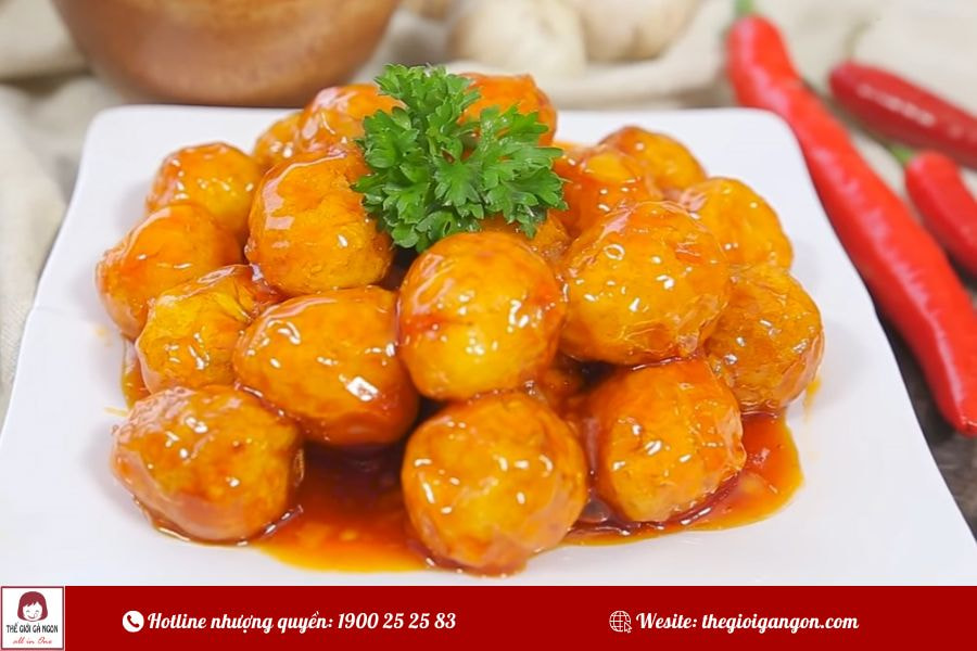 3 công thức làm gà viên chiên nước mắm, chua ngọt, chiên xù