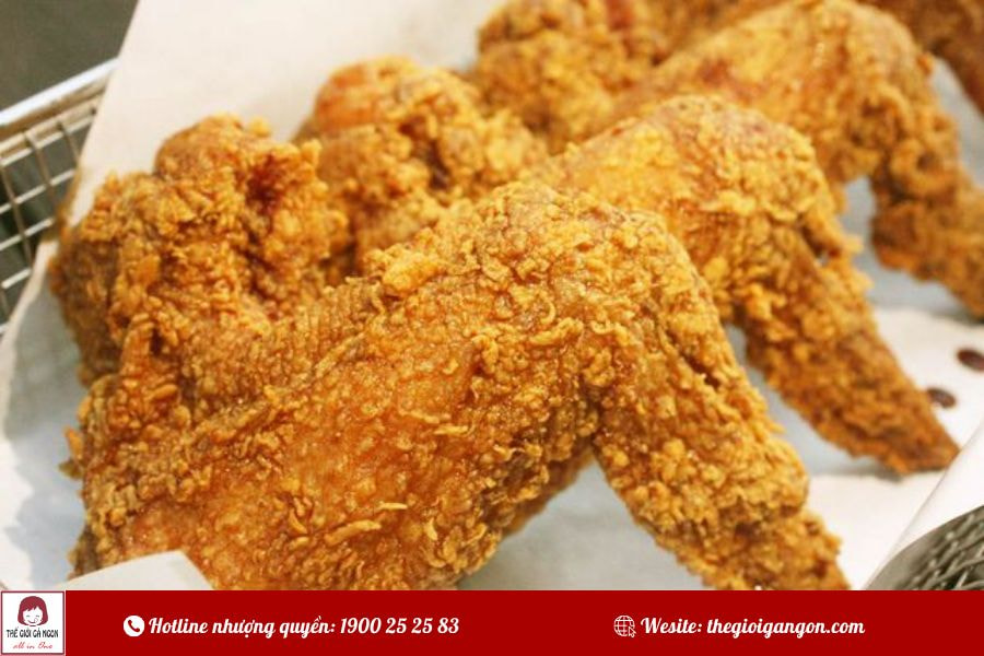 Bí quyết làm cánh gà chiên ngon giòn rụm như KFC