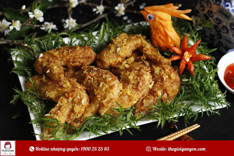 Cách chiên cánh gà chiên xù giòn rụm, ngon như ngoài hàng