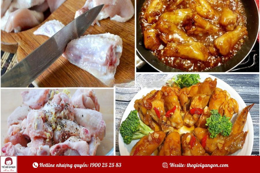 Cách làm cánh gà chiên sốt chua ngọt ai ăn cũng mê