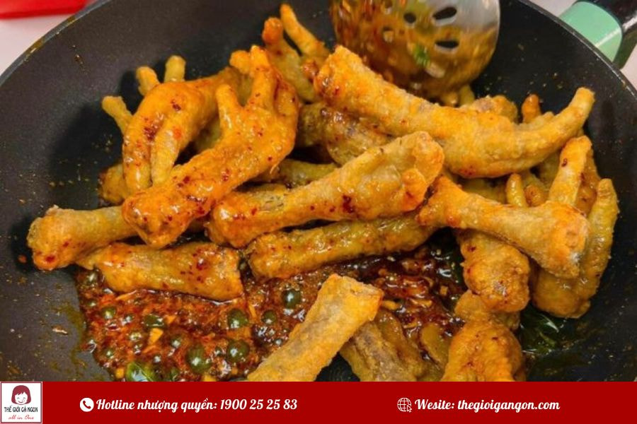 Cách làm chân gà chiên nước mắm ngon chuẩn vị
