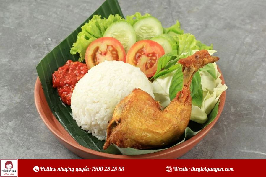 Cách làm cơm đùi gà chiên giòn rụm thơm ngon khó cưỡng