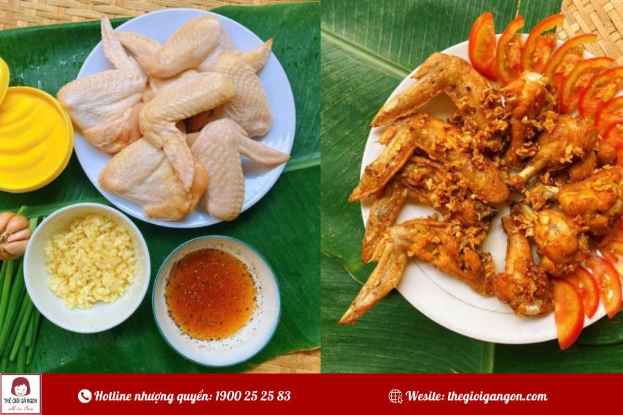 Cách làm món cánh gà chiên bơ thơm ngậy