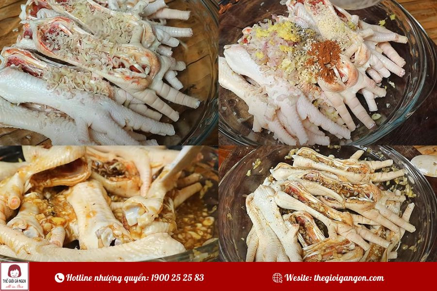 Cách ướp chân gà chiên giòn ngon khó cưỡng