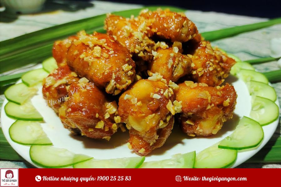 Cánh gà chiên bơ tỏi – Món “gây nghiện” từ lần thử đầu tiên