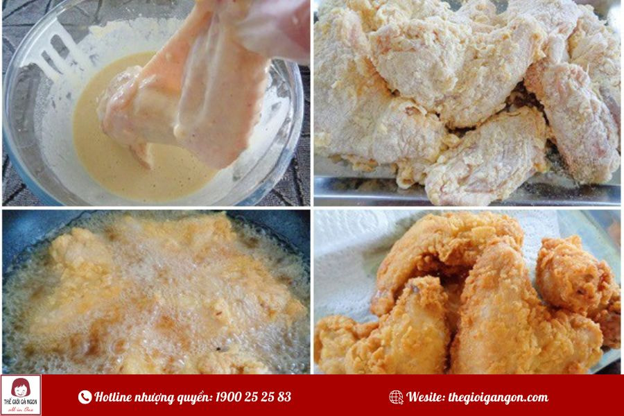 Tổng hợp 3 cách làm cánh gà chiên bột ngon không thua gì KFC