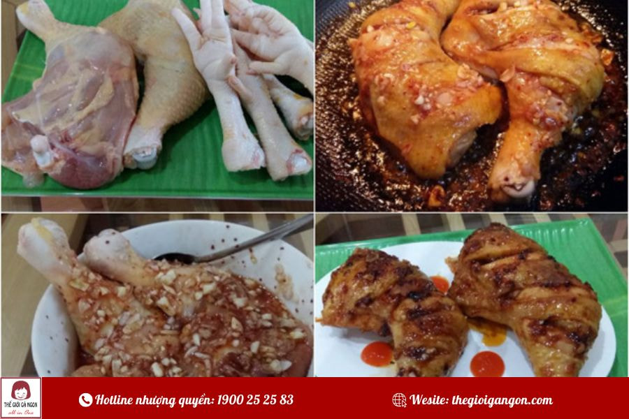 Cách làm đùi gà áp chảo giòn da, thơm mềm, ăn là mê