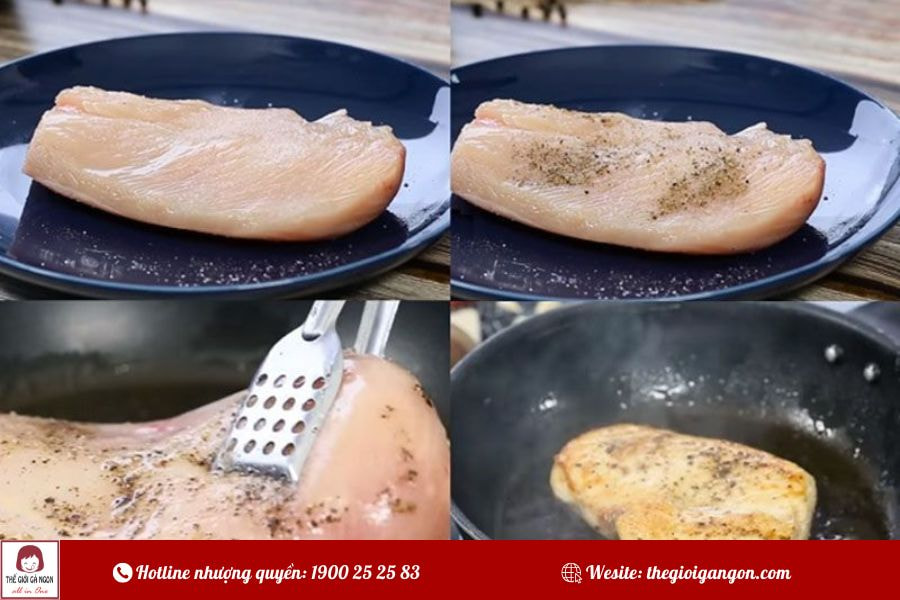 Cách làm gà áp chảo đơn giản mà ngon bất ngờ