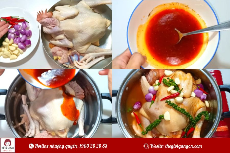 Cách làm thịt gà hấp mắm nhĩ: Bí quyết giữ trọn vị ngọt thịt