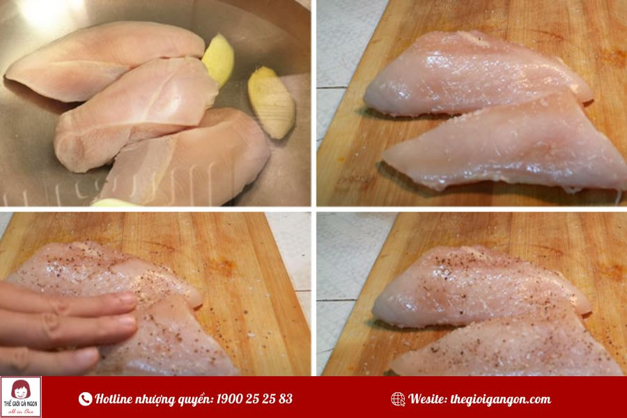 Cách làm ức gà áp chảo sốt chanh đậm vị, ít béo