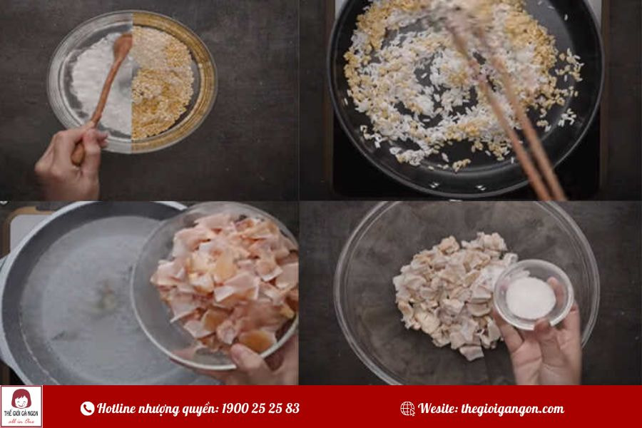 Làm sụn gà rang muối Hồng Kong trong 10 phút