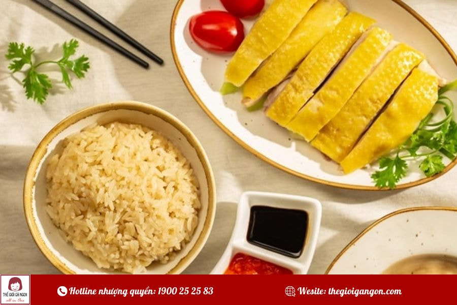 Học ngay cách làm cơm gà Hồng Kong thơm béo, cơm dẻo