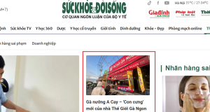 Gà nướng A cay của thế giới gà ngon lên báo sức khỏe đời sống